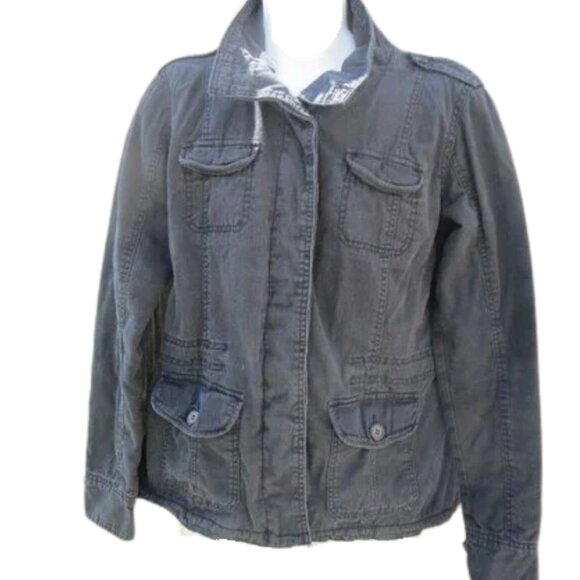 🖤 Urban Outfitters Kirra Fleece-Lined Utility Jacket - Size L - Picture 1 of 11